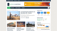 Desktop Screenshot of portaldelpetroleo.com